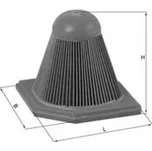 Vzduchový filtr KNECHT LX 1892