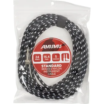Audio kabel Amumu S30W-SA-5M Braided Nylon Instrument Cable + prodloužená záruka 3 roky