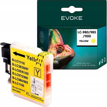 Žlutá inkoustová kazeta Brother LC980 LC985 | 12 ml | 280 stran