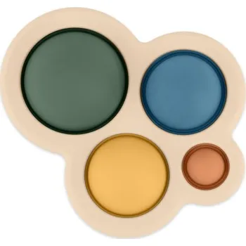 Hračka pro kojence PETITE&MARS Hračka silikonová Chill out Misty Green 6m+