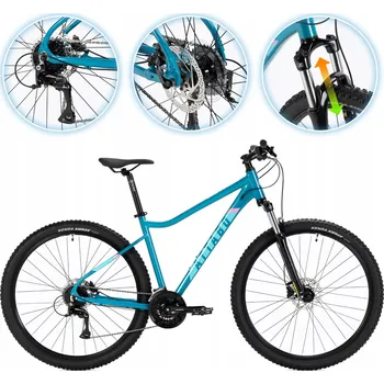Horské kolo Horské kolo MTB Attabo ALPE 3.0 ATB-ALP017-W3G rám 15 palců, kolo 29", modré