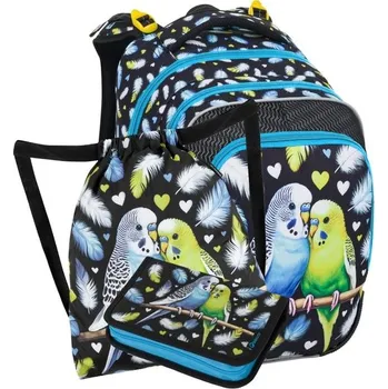 Školní batoh Školní batoh pro holky Bagmaster Beta 25 A - andulky - malý set