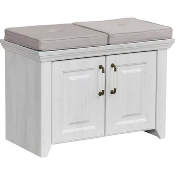 Komoda Komoda s polštářem rustic bílá RUSTIC