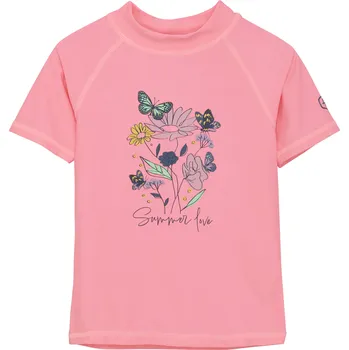 Pánské tričko Dětské triko na koupání COLOR KIDS-T-shirt W. Print-5039-Plumeria Růžová 152