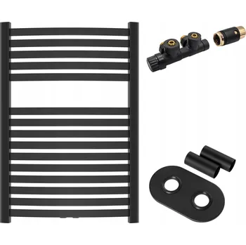 Radiátor Koupelnový radiátor vodní Invena 404 W 540 x 800 mm černý