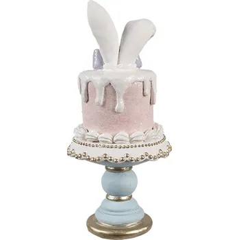 Clayre & Eef - Dekorativní dort s králičíma ušima 6PR5175