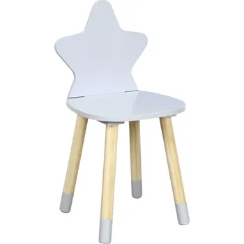 Jídelní židle Nábytek Pegas Dětská židle Puppe šedá