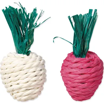 Hračka pro psa Hračka Trixie ředkvičky slaměné 8cm