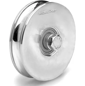 Dveřní kování Kladka 80 mm 827 O spodní pojezdová Silver zinc Rolling Center