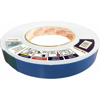 Lepicí páska Páska Boma oboustranná s pěnovým nosičem – 19 mm × 10 m