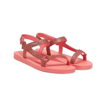 Dámské sandále Sandály Melissa Mini Melissa Sun Dowtown II Inf 36099 Korálová 35