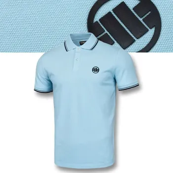 Podprsenka Pánská polokošile Pitbull s pruhy Pique, velikost S