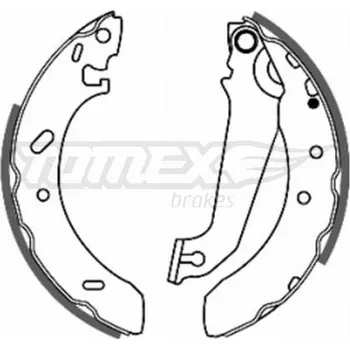 Brzdová čelist Sada brzdových čelistí TOMEX TX 20-54