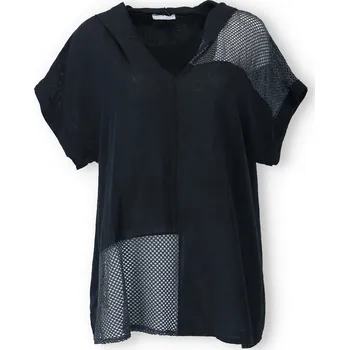 Triko/tunika s kapucí 3628 barva: černá