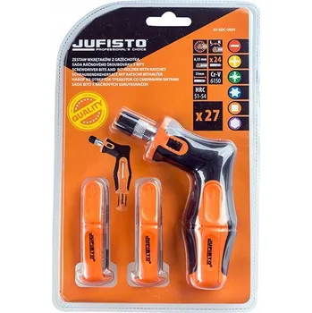 Šroubovák Sada šroubováků s ráčnou a šroubovací bity, 27 ks