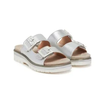 Dámské pantofle Nazouváky Ara 12-21011-12 Stříbrná 38