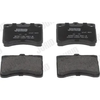 Brzdová destička Sada brzdových destiček, kotoučová brzda JURID 572118J