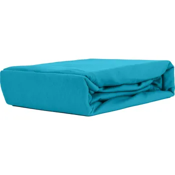Prostěradlo PROSTĚRADLO BAVLNA MATRACE MATERIÁLEM 100% BAVLNA 30 CM TYRKÝZOVÉ 70x160