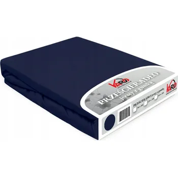 Prostěradlo Prostěradlo jersey s gumou 90x200 granátové Constance KARO