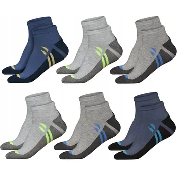 Pánské ponožky Pánské Kotníkové Ponožky Ponožky 6 párů Bavlna , 39-42