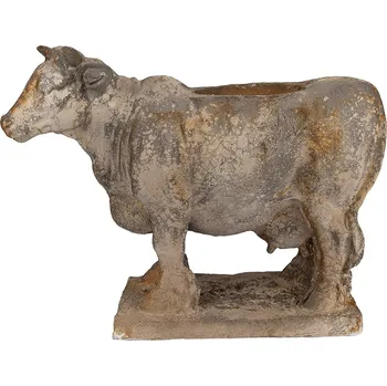 Květináč Clayre & Eef - Květináč magnesium oxide COW 6MG0110