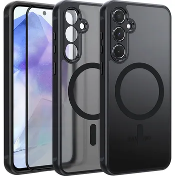 Pouzdro na mobilní telefon Zadní Kryt KrainaGSM pro Samsung Galaxy A55 černý