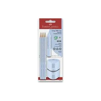 Grafitová tužka Grafitová tužka Faber-Castell Grip 2001 Sky Blue set, 5 ks,rychlé dodání