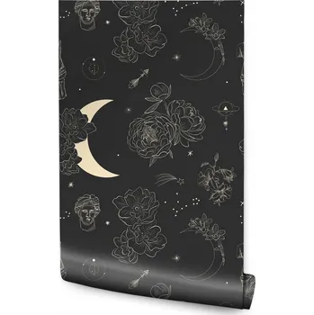 Fototapeta Tapeta na zeď KVĚTINY Měsíce Figury Abstrakce