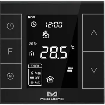 Termostat MCO Home Termostat - termostat pro elektrické vytápění V2, černý