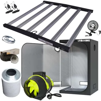 Pěstební box higarden LED Set 720w Solux Vega PRO - 120x120x200cm