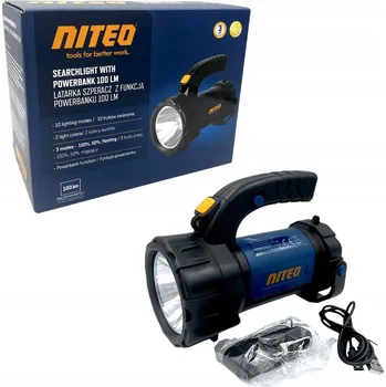 Niteo LED Svítilna Reflektor s Powerbankou 100lm