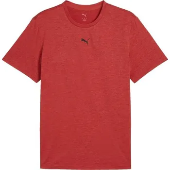 Pánské tričko Pánské triko Puma M TAD ESSENTIALS HEATHER CAT TEE M Červená, Černá