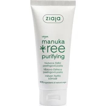 Elektrický čistič pleti Ziaja Manuka Tree Purifying čisticí peelingová pasta pro normální až mastnou pleť 75 ml