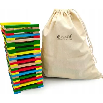 ostatní stavebnice Dřevěné Stavebnice WABI Planks 12 cm - 200 ks