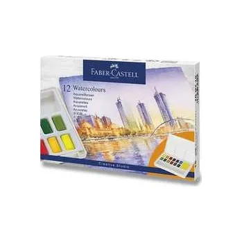 Vodová barva Akvarelové barvy Faber-Castell s paletkou 12 barev,rychlé dodání