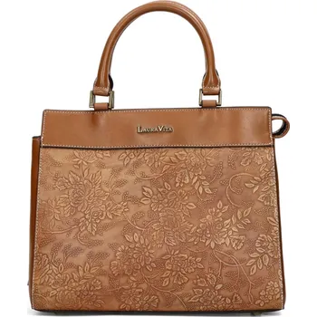 Kabelka Laura Vita dámská stylová kabelka - hnědá