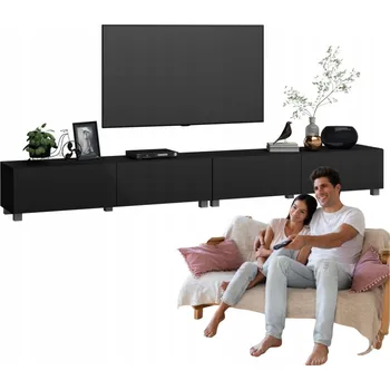 Televizní stolek TV stolek 240 závěsný ČERNÝ MAT