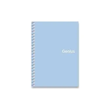 Blok Kroužkový blok Shkolyaryk Genius A5, čtverečkovaný, 80 listů, mix barev,rychlé dodání