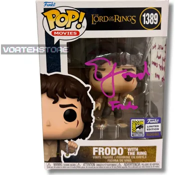 Figurka Funko Pop! #1389 The Lord Of The Rings: Frodo - podepsaná hercem Elijah Wood