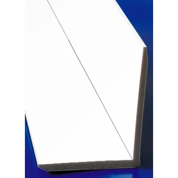 Stavební profil Roh ochranný plastový 30 × 30 mm bílý – 2,5 m