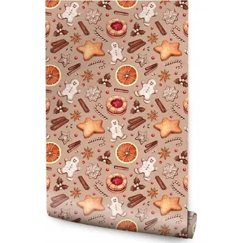 Fototapeta Tapeta do jídelny Perníky SLADKOSTI Cukroví Vánoce