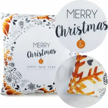 Povlak na dekorativní polštářek Vánoční Povlak Na Polštář 40x40 Dekorační Nona Velvet