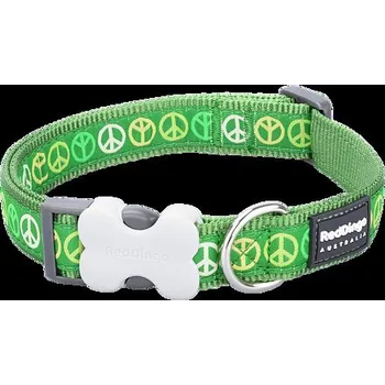 Obojek pro psa Obojek RD 20 mm x 30-47 cm - Peace Zelená