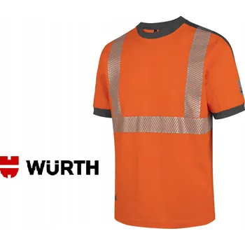 Pánská móda Pracovní tričko Wurth Reflexní neonové tričko, třída 2, velikost L