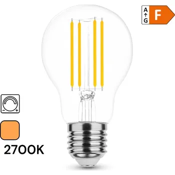 Žárovka LED žárovka A60, 4,2W, E27, 2700K teplá bílá, 470lm