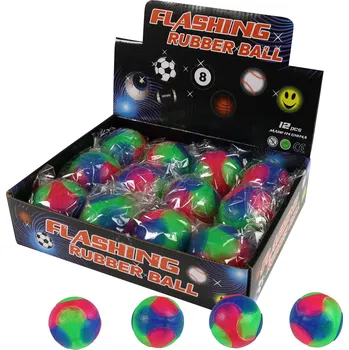 Dětský míč Rappa Skákací míček se světlem 5 cm