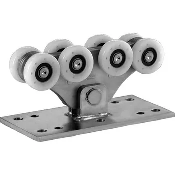 Pohon brány Vozík CA 4 RSNZB pro hliníkové samonosné brány Silver zinc Rolling Center