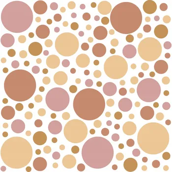 Obraz Nálepky Na Zeď pro dívky s malými puntíky 150 ks