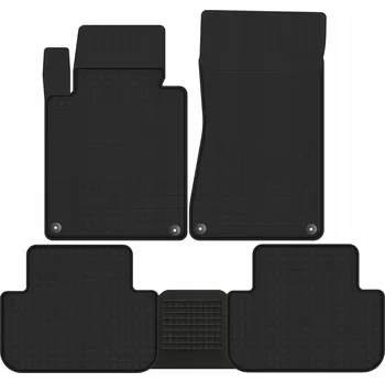 autokoberec Gumové autokoberce s okrajem BMW 5 E61 + tunel