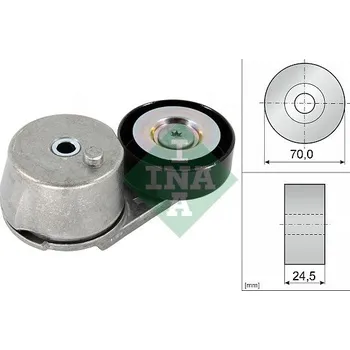 Napínák, žebrovaný klínový řemen Schaeffler INA 534 0704 10